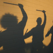 shadows on wall